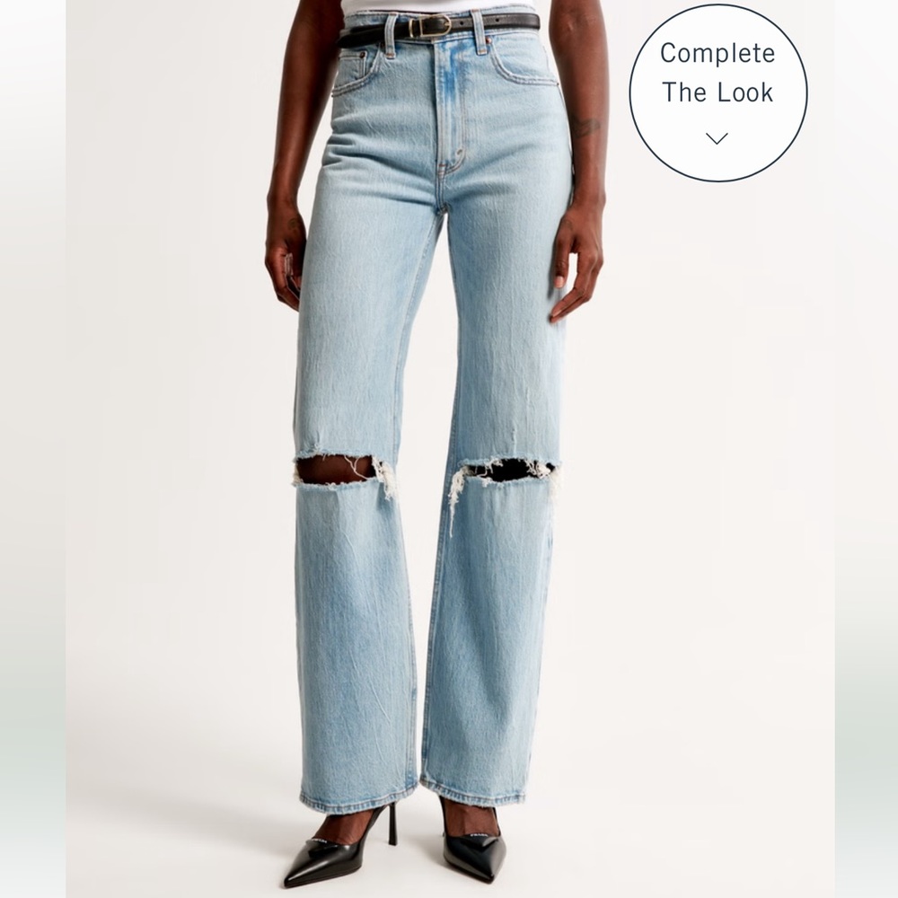 Abercrombie & Fitch High Rise 90’s Relaxed Jean - Size 28/6R